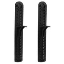2 Pieces/ Set 18" Long Lightweight Black Nylon Sit-in & Sit-on Kayak Foot Brace Pedal with Screws