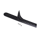 2 Pieces/ Set 18" Long Lightweight Black Nylon Sit-in & Sit-on Kayak Foot Brace Pedal with Screws