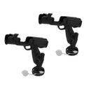 2 Pieces Premium Nylon 360 Degree Rotatable Adjustable Boat Yacht Kayak Canoe Fishing Rod Holder Rack Mount Pole Rest Stand Bracket Tackle Accessories