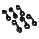 6 Pieces Durable Strong Nylon Kayak Canoe Fishing Boat Dinghy Pad Eye Deck Loop Tie Down Shock Cord Hardware Replacement