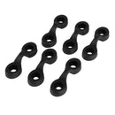 6 Pieces Durable Strong Nylon Kayak Canoe Fishing Boat Dinghy Pad Eye Deck Loop Tie Down Shock Cord Hardware Replacement