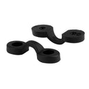 6 Pieces Durable Strong Nylon Kayak Canoe Fishing Boat Dinghy Pad Eye Deck Loop Tie Down Shock Cord Hardware Replacement