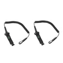 2 Pieces Security Coil Kayak Canoe Paddle Leash Fishing Rod Holder Lanyard Keeper Tether