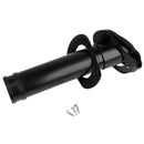 2 Pieces Black Nylon Flush Mount Kayak Boat Canoe Fishing Rod Holder Pole Rest Rack Bracket with Cap Gasket and Screws Tackle Equipment