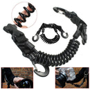 2 Pieces Scuba Diving Dive Camera Light Spring Coil Lanyard Nylon Webbing Strap with Quick Release Buckle and Clips