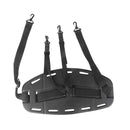Heavy Duty Universal Adjustable Padded Kayak Canoe Seat Backrest Back Rest Support with Coiled Paddle Leash Fishing Rod Lanyard