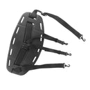 Heavy Duty Universal Adjustable Padded Kayak Canoe Seat Backrest Back Rest Support with Coiled Paddle Leash Fishing Rod Lanyard