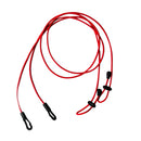 1.2 m/ 47'' Length Lightweight UV Protection Elastic Paddle Leash for Outdoor Kayaking Paddling Fishing Pack of 2PCS Red 1.2m