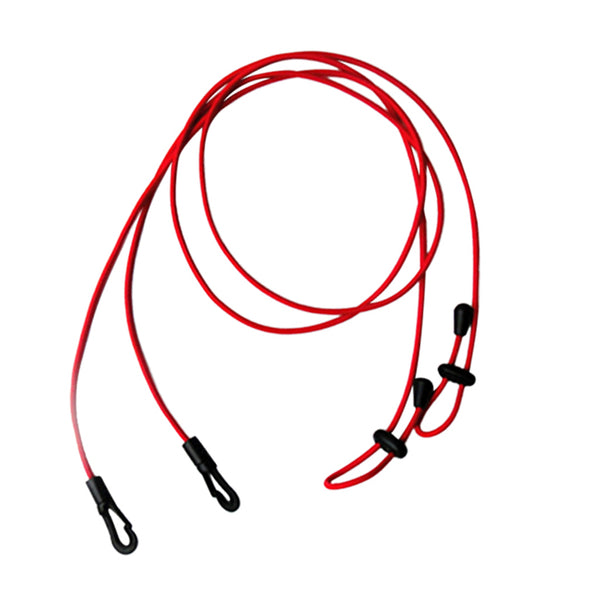 1.2 m/ 47'' Length Lightweight UV Protection Elastic Paddle Leash for Outdoor Kayaking Paddling Fishing Pack of 2PCS Red 1.2m