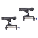 2 Pieces Fishing Boat Rod Holder Clamp On Adjustable Fishing Rod Rack Holder