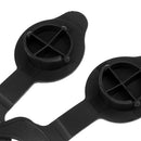 Set of 2 Large Flush Mount Fishing Rod Holder Cap and Gaskets for Kayak Canoes Boat