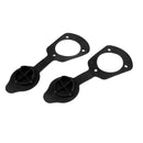 Set of 2 Large Flush Mount Fishing Rod Holder Cap and Gaskets for Kayak Canoes Boat