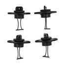 4 Pieces Plastic Universal Hull Drain Plugs Kit Thread Plug Bung Replacement for Dinghy Kayak Canoes Boat