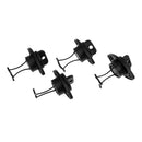 4 Pieces Plastic Universal Hull Drain Plugs Kit Thread Plug Bung Replacement for Dinghy Kayak Canoes Boat