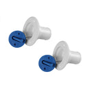 2 Pieces Nylon 1.5'' 38mm Water Deck Filler & Cap and Chain for Boat Tank Deck Fill