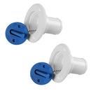 2 Pieces Nylon 1.5'' 38mm Water Deck Filler & Cap and Chain for Boat Tank Deck Fill