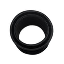 10 Pieces Black Rubber Fishing Rod Holder Pole Rest Rack Insert Protectors for Stainless Steel Rod Holder 50.8mm Outer Diameter