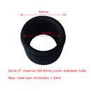 6 Pieces Black Rubber 2'' 50.8mm Rod Holder Insert Protectors for Marine Boat Fishing Bait Board Stainless Steel Rod Holder