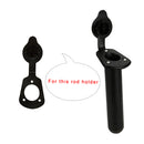 6 Pieces Cap and Gasket for Flush Mount Rod Holder Fishing Kayak Canoe Boat