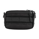 Sports Camping Hiking Cellphone Keychain Storage Holder Pouch Bag Compact Multi-purpose Bag With Shoulder Belt Black