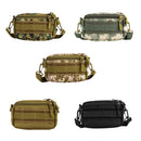 Sports Camping Hiking Cellphone Keychain Storage Holder Pouch Bag Compact Multi-purpose Bag With Shoulder Belt Black