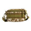 Compact Multi-Purpose Molle Pouch Bag With Shoulder Belt for Men Women Outdoor Sports Hiking Camping Desert Digital