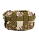 Compact Multi-Purpose Molle Pouch Bag With Shoulder Belt for Men Women Outdoor Sports Hiking Camping Desert Digital