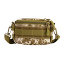 Compact Multi-Purpose Molle Pouch Bag With Shoulder Belt for Men Women Outdoor Sports Hiking Camping Desert Digital