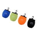 4 Pieces/ Set Outdoor Mini Hanging Bag Towel Handkerchief Carry-on Accessories Pouch with Snap Clip Camping Travel Mountaineering