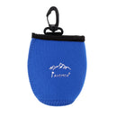 4 Pieces/ Set Outdoor Mini Hanging Bag Towel Handkerchief Carry-on Accessories Pouch with Snap Clip Camping Travel Mountaineering