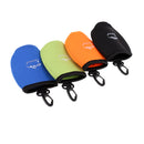 4 Pieces/ Set Outdoor Mini Hanging Bag Towel Handkerchief Carry-on Accessories Pouch with Snap Clip Camping Travel Mountaineering