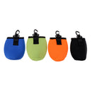 4 Pieces/ Set Outdoor Mini Hanging Bag Towel Handkerchief Carry-on Accessories Pouch with Snap Clip Camping Travel Mountaineering