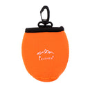4 Pieces/ Set Outdoor Mini Hanging Bag Towel Handkerchief Carry-on Accessories Pouch with Snap Clip Camping Travel Mountaineering
