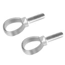 2 Pieces Strong 316 Stainless Steel M12 Ring Screw Fitting for Fastening Adjusting Kayak Boat Fishing Rod Holder Rest
