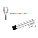 2 Pieces Strong 316 Stainless Steel M12 Ring Screw Fitting for Fastening Adjusting Kayak Boat Fishing Rod Holder Rest