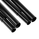 2 Pieces/ Set 2.1m/ 6.89ft Folding Pointed Cap Bottom Durable Steel Camping Tent Canopy Tarp Awning Poles Rods Support Bars with Storage Bag