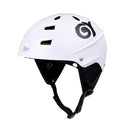 White 63-65cm XL Lightweight Adjustable Safety Helmet with Air Vents & Ear Cover for Water Sports Canoeing Kayaking Wakeboarding CE Certification
