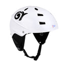 White 63-65cm XL Lightweight Adjustable Safety Helmet with Air Vents & Ear Cover for Water Sports Canoeing Kayaking Wakeboarding CE Certification