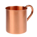 Straight Smooth Solid Pure Copper Beer Mug Ice Cold Tea Juice Coffee Cup 12 oz