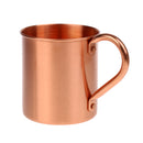 Straight Smooth Solid Pure Copper Beer Mug Ice Cold Tea Juice Coffee Cup 12 oz