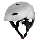 Bright Silver L 58-62cm Head Protection Safety Helmet with Multiple Air Vents for Canoeing Kayaking Wakeboarding Boating