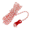 4mm Camping Canopy Guyline Tent Rope Runners Guy Line Cord Parocord, Red
