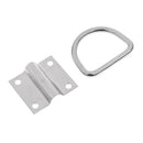 Stainless Steel Folding Pad Eye Tie Down Point Lashing Ring For Boat Trailer