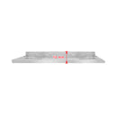 Pack of 4 Pieces 2.95" x 2.2" 316 Stainless Steel Spring Hatch Lift Pull Handle Recessed Fitting Marine Boat RV Sailing