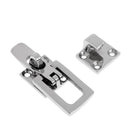 Premium High Polished Stainless Steel Marine Boat Door Locker Hatch Anti-Rattle Latch Fastener Clamp 70mm 2 3/4