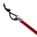 Lightweight Aluminum Camping Tent Stakes Pegs with Rope (Pack of 5, Red)