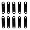 10 Pieces/ Set Curve Dual Eye Aluminum Alloy Awnings Tent Guy Line Runners Rope Adjusters Tensioners Tent Accessories