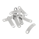 10 Pieces Cord Adjuster Tent Wind Rope Cord Fastener Rope Tensioners Silver 4mm Hole