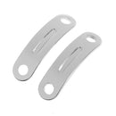 10 Pieces Cord Adjuster Tent Wind Rope Cord Fastener Rope Tensioners Silver 4mm Hole