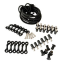 Shock Cord/Bungee Cord Deck Rigging Accessory Kit for Kayaks Canoes and Boats With Screws Nuts